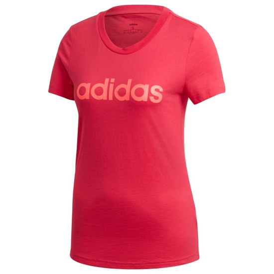 Adidas Γυναικεία κοντομάνικη μπλούζα Essentials Linear Tee